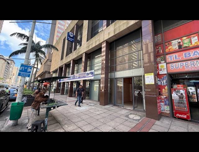 150M² RETAIL TO LET IN DURBAN CENTRAL